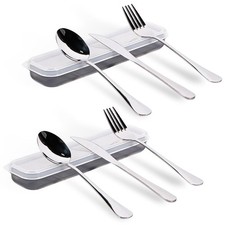 Camping Besteck Set für 2