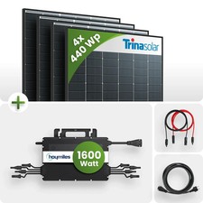 1760Wp Balkonkraftwerk 4xTrina