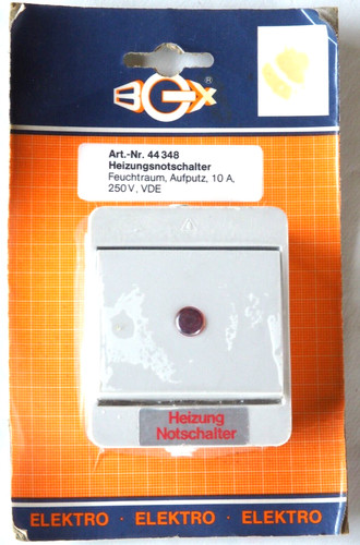 Heizungs notschalter bgx - heizungs,