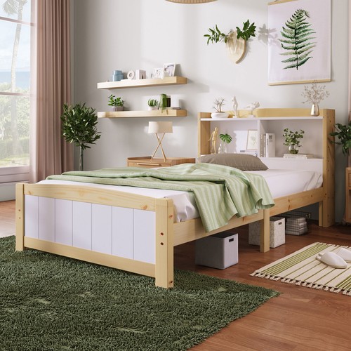 Massivholz jugendbett - massivholz,