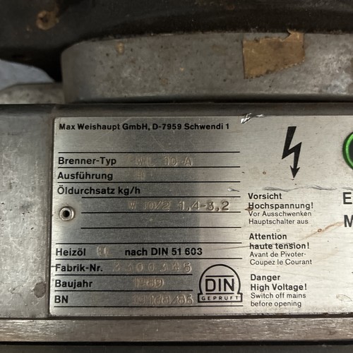 Weishaupt ölbrenner a - Ölbrenner, 10-a