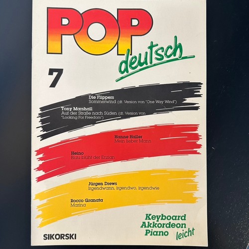 Noten pop orgel - pop, deutsch