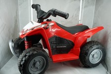 AIYAPLAY Honda lizenziertes Kinder Elektro Quad Bike 6V ATV für 1,5-3 Jahre, rot