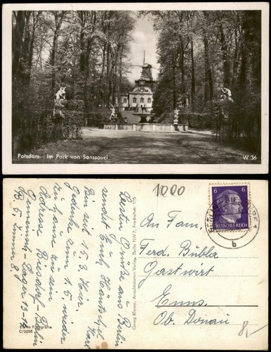 Ansichtskarte potsdam - ansichtskarte,