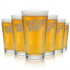 6x Craftwerk Bierglas - 0,3l