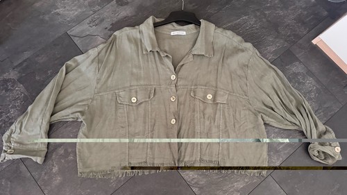 Made italy leinenjacke - made, in