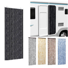 Flauschvorhang Insektenschutz Türvorhang Chenille Wohnwagen Camping 6 Größen