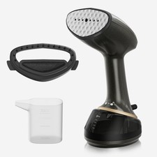 SUPERLEX Dampfbürste Dampfglätter Steamer - 1700W & 350ml Dampf glätter Schwarz