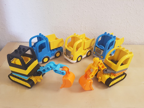 Lego duplo bagger lkw kipper - lkw,