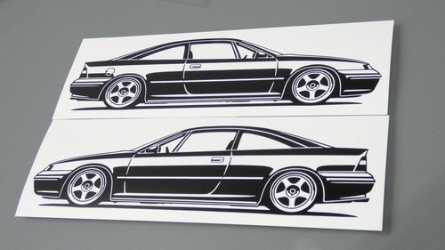 Opel calibra sticker - opel,