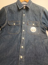 levis denim shirt men small(
