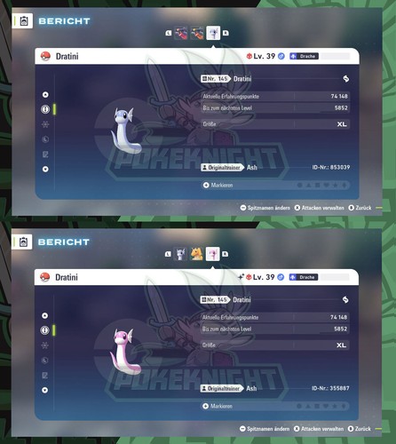 Dratini dragoran shiny non - dratini,