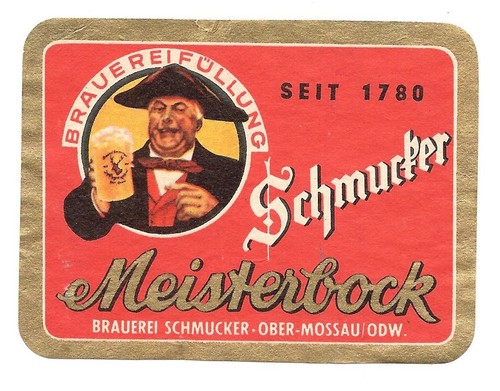 Bieretikett brauerei schmucker - bieretikett,