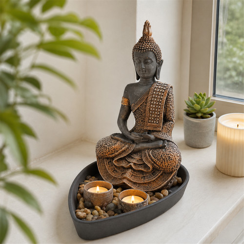 Intrendu buddha figur - figur, deko-set