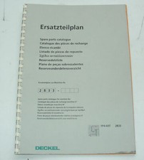 Ersatzteilplan Deckel Fräsmaschine FP4-60T 2833