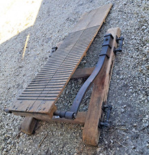 antikes SPRUNGBRETT  TURNGERÄT SPRUNG BRETT um 1900 m. Blattfedern