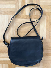 borella süße kleine Tasche Satteltasche crossover tragbar Leder schwarz