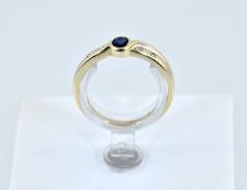 Saphir Diamant Ring 585/000 14