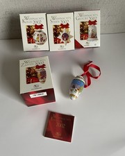 Set  4  Teile  /  Hutschenreuther Christbaumschmuck  /  2002