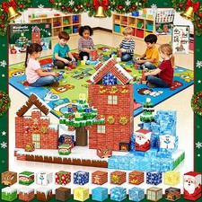 150 Pcs Magnetische Minecraft Bausteine Spielszene Block-Set Kinder Spielzeug DE