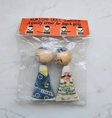 Vintage kokeshi puppen - vintage, 2
