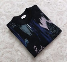 ? S.OLIVER Damen Pullover | Gr. 32 | Schwarz mit Muster  ?