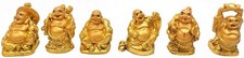 Set of 6 Buddha Statues