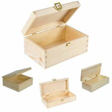 Creative Deco Holzkiste Holzbox mit Deckel | Holz-Schatulle Holz-Kästchen