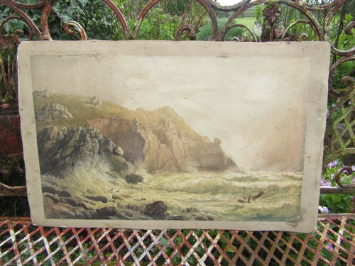 Vintage original aquarell - vintage,