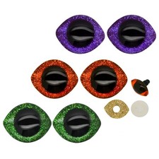 1 Paar Tier Glitzer-Augen 30mm