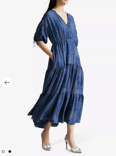 Ted baker zilda midikleid blau - zilda,
