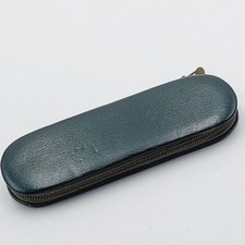 Vintage Leder Etui Grün für