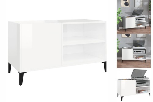 Plattenschrank hochglanz weiß - plattenschrank, hochglanz-weiß