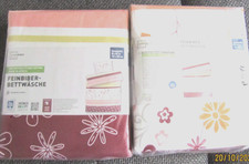2 KOMPLETT GARNITUREN 2 KISSEN 80X80 CM BETTBEZÜGE 135 X200 CM NEU ORIGINAL VERP