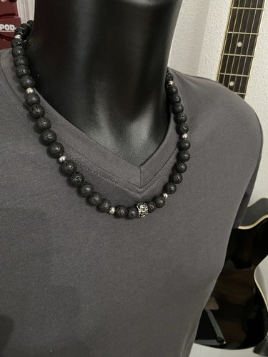 Herren kette lavasteinkette - herren,