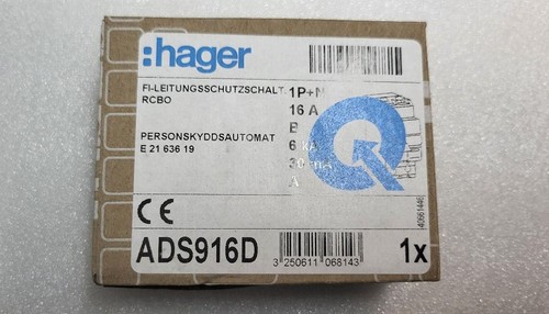 Hager ads 916d schalter - 916d, fi/ls-schalter