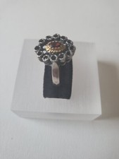 Jugendstil  Silber 585er Gold