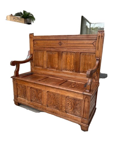 Holzbank rustikal - holzbank,
