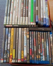 Eine Kiste Mit PC,Ps3,Ps4, Xbox360, PSP Spiele Sowie  DVDs Und BluRay.