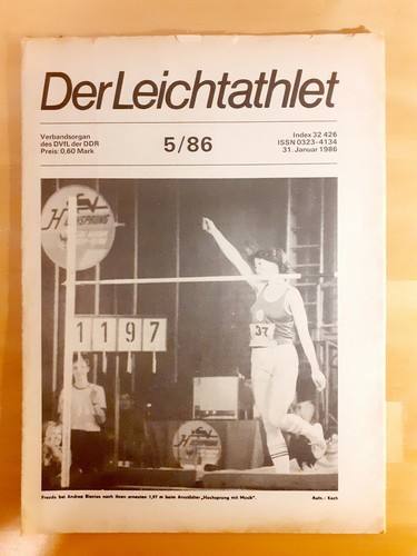 Der leichtathlet ddr - der,