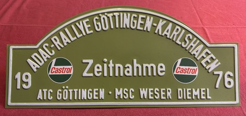 Blechschild adac rallye - blechschild,