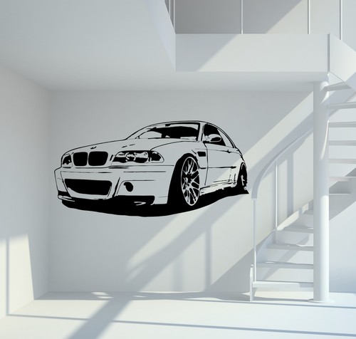 Wandtattoo bmw csl - bmw,
