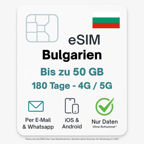 Bulgarien esim datentarif - bulgarien,