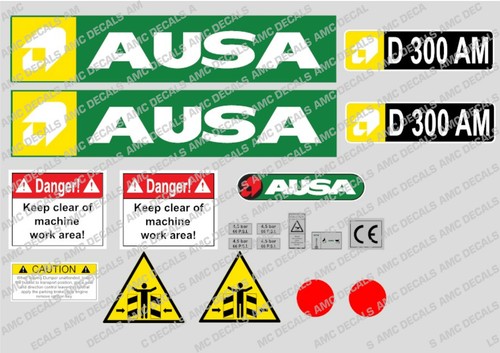 Ausa d300 dumper aufkleber - dumper,