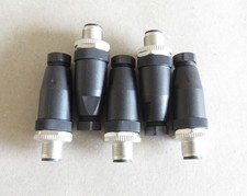 5 x Steckverbinder Binder Serie 713 - 99 0437 12 05 - 5polig