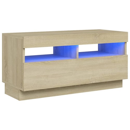 Schrank mit led lowboard - schrank,