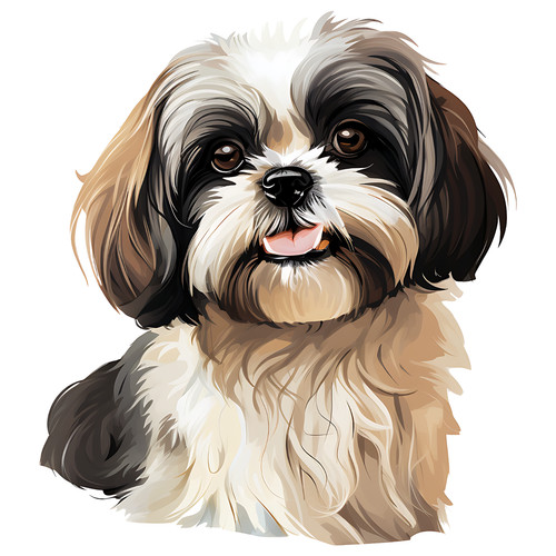 Shih tzu auto - tzu, hunde