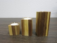 Teelichthalter 3er set aus - 3er-set,,