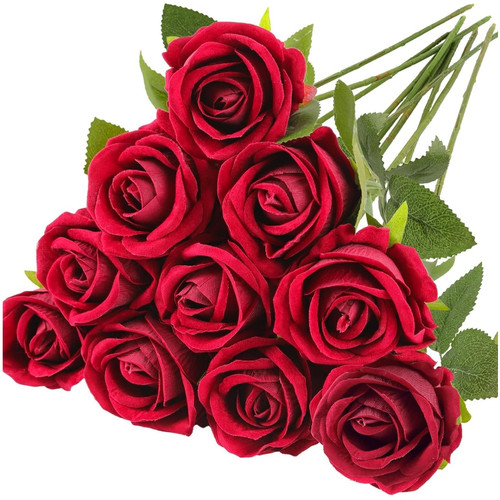 Künstliche rosen stück - rosen, 10