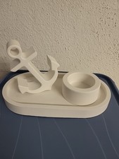  maritimes Deko-Set aus Gips